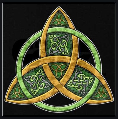 Triquetra, also known as Trinity Knot